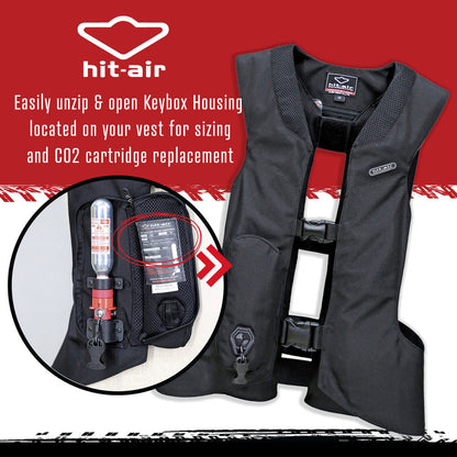 Instructions to locate the Hit Air model type and Co2 requirements. This features a 50cc Co2 cartridge for the H, H2, HDS, MLV, MLV2, SKV, ST, VHR, VH and more.