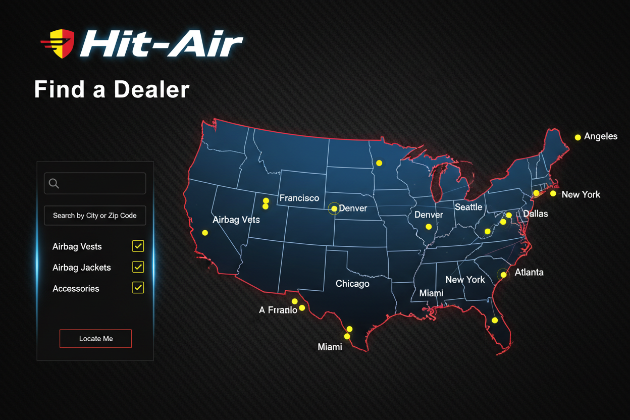 Hit Air map of dealers
