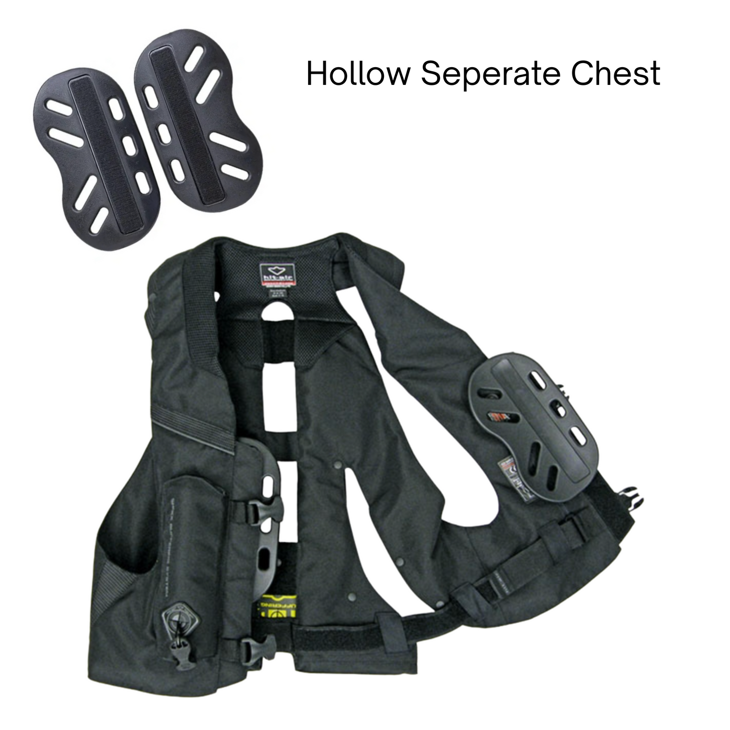 Detailed product shot showing the Hollow Separate Chest armor and install