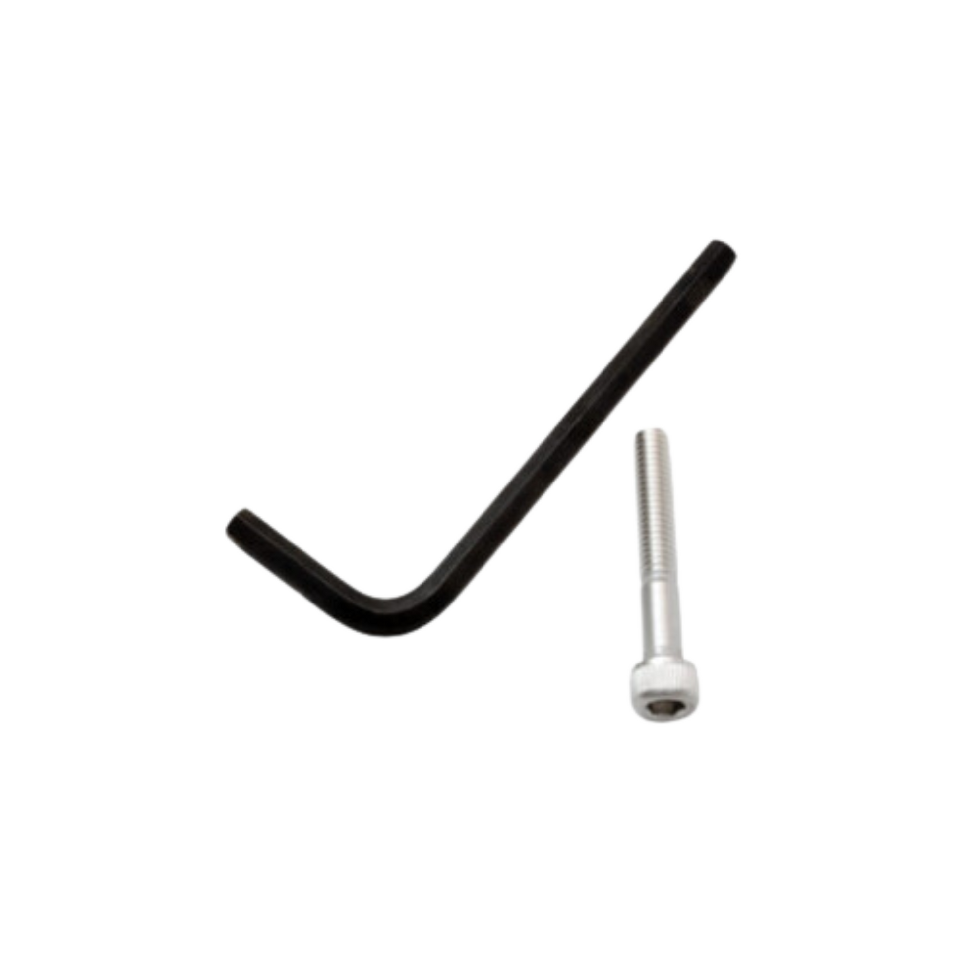A silver setting bolt for Hit Air Y-type systems with an Allen wrench.